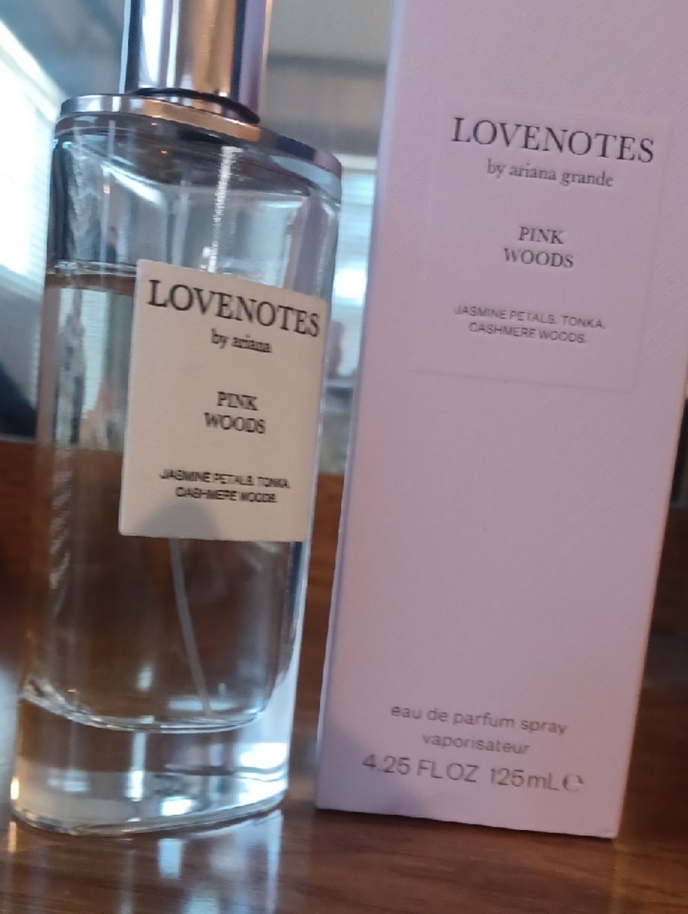 *Opened Bottle* LOVENOTES by ariana grande PINK WOODS